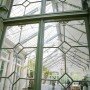 The amazingly pretty doors of the greenhouse